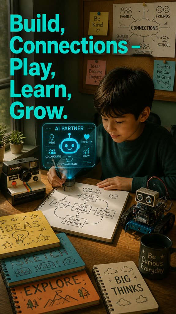 kids forging ai friendships